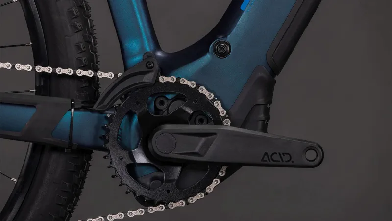 Cube Reaction Hybrid Pro 800 Electric Mountain Bike in Nebula and Dazzle-4