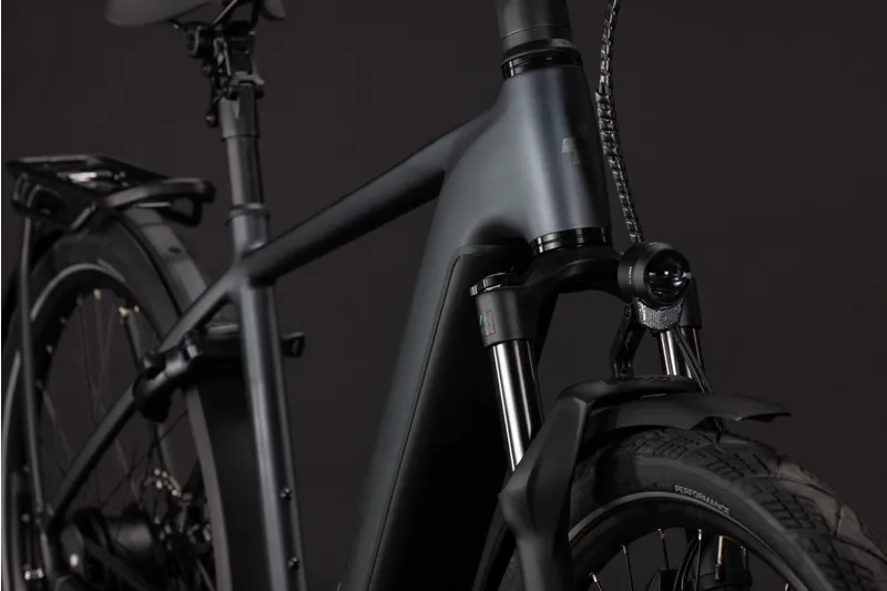 Cube Kathmandu Hybrid Deluxe EXC 800Wh Electric Hybrid Bike in Stealthgrey and Grey-3