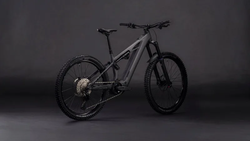 Cube Stereo Hybrid ONE77 HPC Race 800Wh Full Suspension Electric Mountain Bike in Irongrey and Black-5