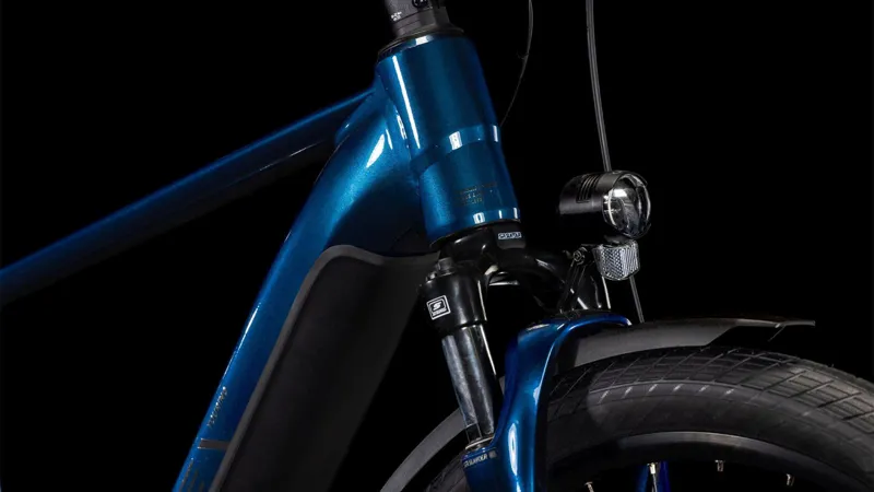 Cube Touring Hybrid One 625Wh Electric Hybrid Bike in Deepsea and Chrome-3