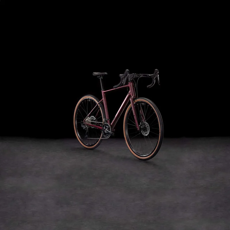 Cube Nuroad Race Gravel Bike in Rubyred and Gloss-6