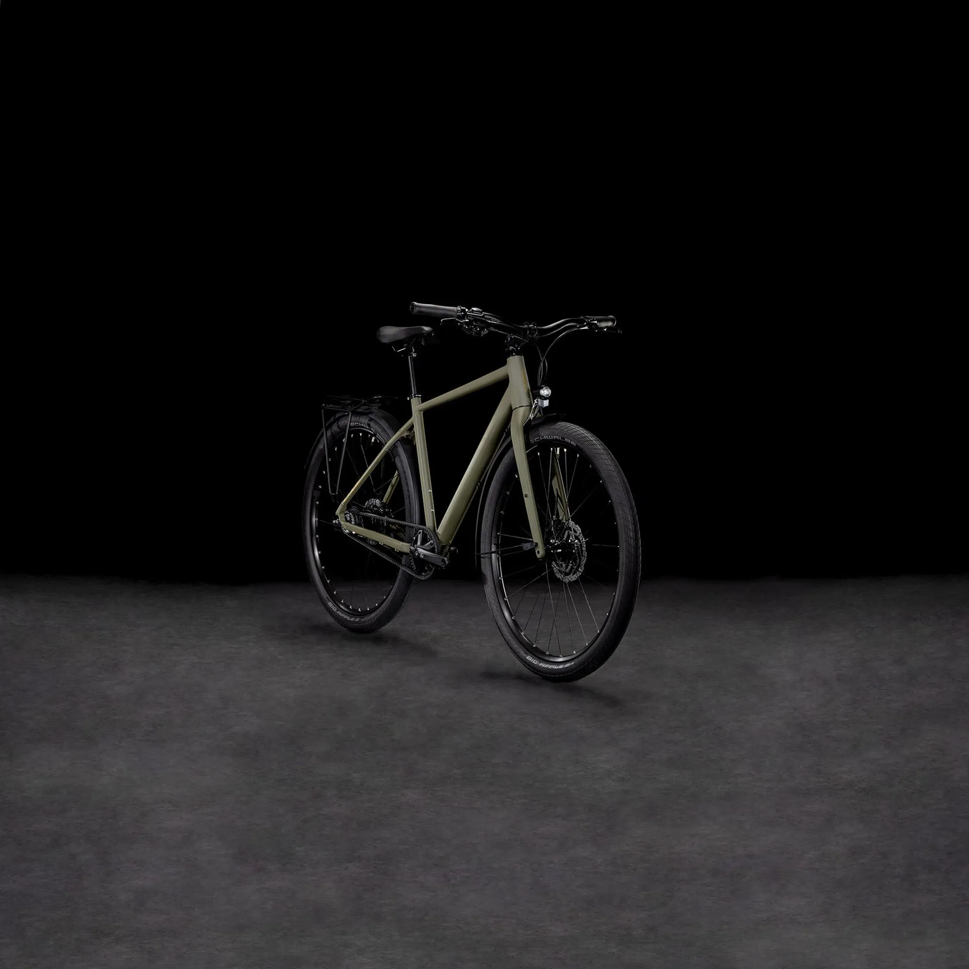 Bicycle Hyde Pro Cube Cube Hyde Pro FE Hybrid Bike In Dustyolive