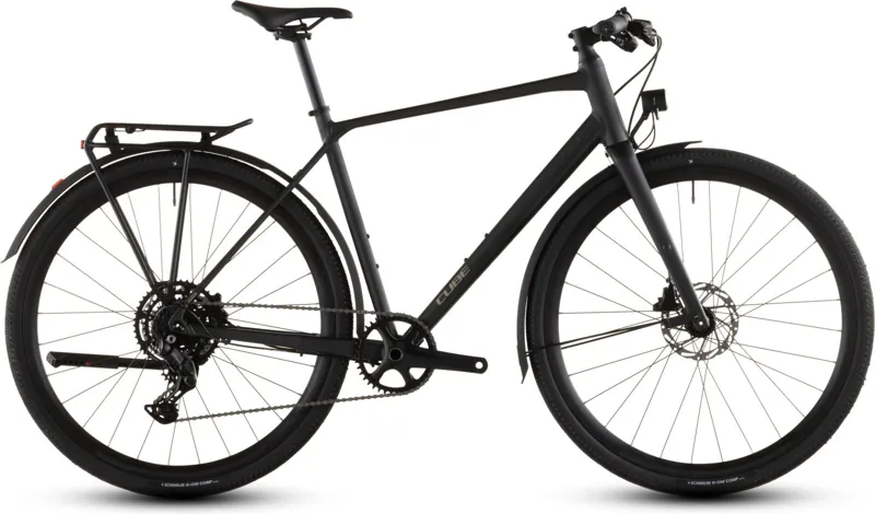 Cube Nulane Pro FE Hybrid Bike in Grey and Chrome