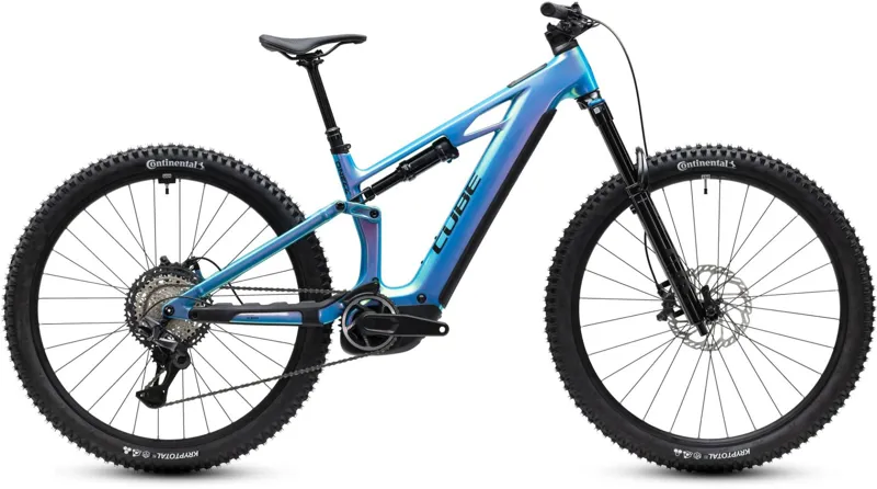 Cube Stereo Hybrid ONE44 HPC SLX 800Wh Electric Full Suspension Moutnain Bike in Dream and Black