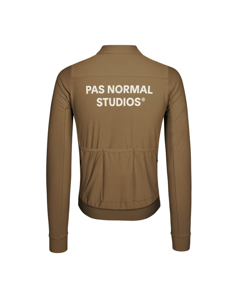 Pas Normal Studios Essential Long Sleeve Jersey in Ash Brown-1