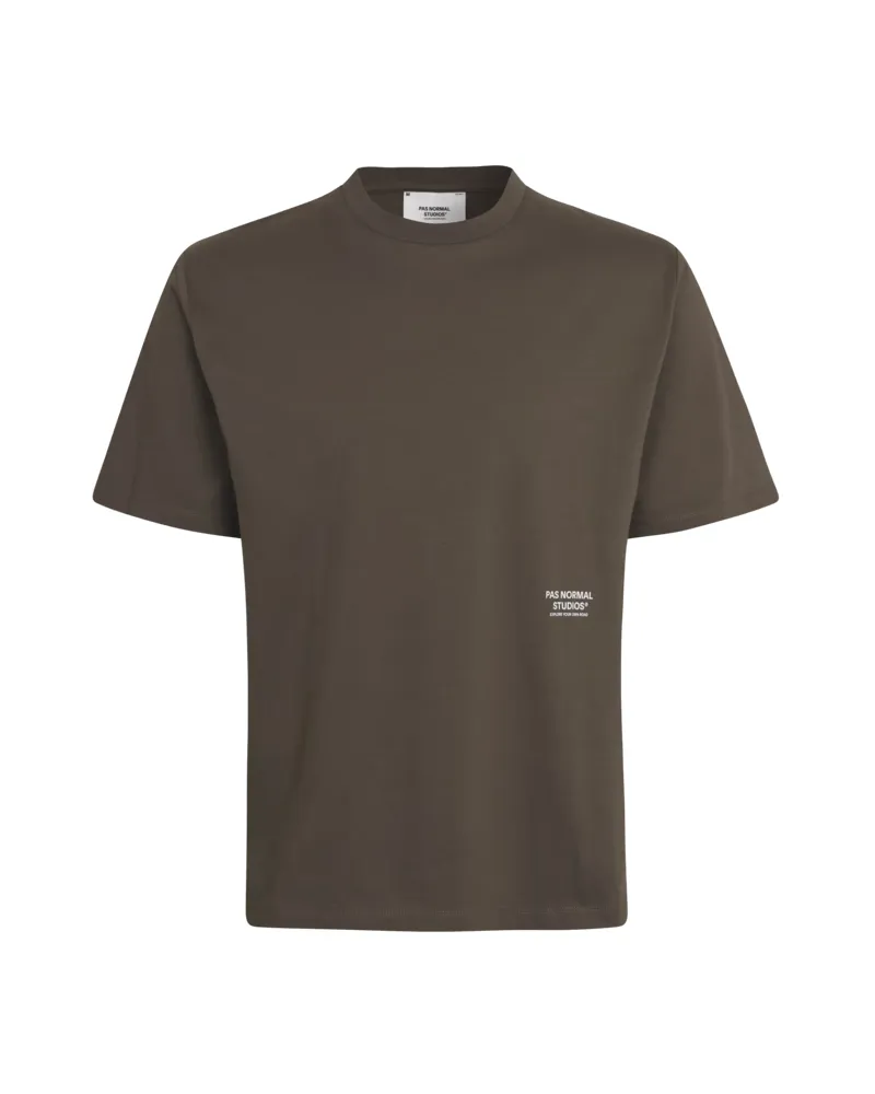 Pas Normal Studios Off-Race T-Shirt in Ash Brown