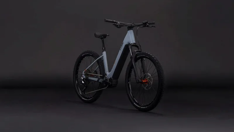 Cube Reaction Hybrid Race EE 800Wh Electric Mountain Bike in Vulcan and Orange-7