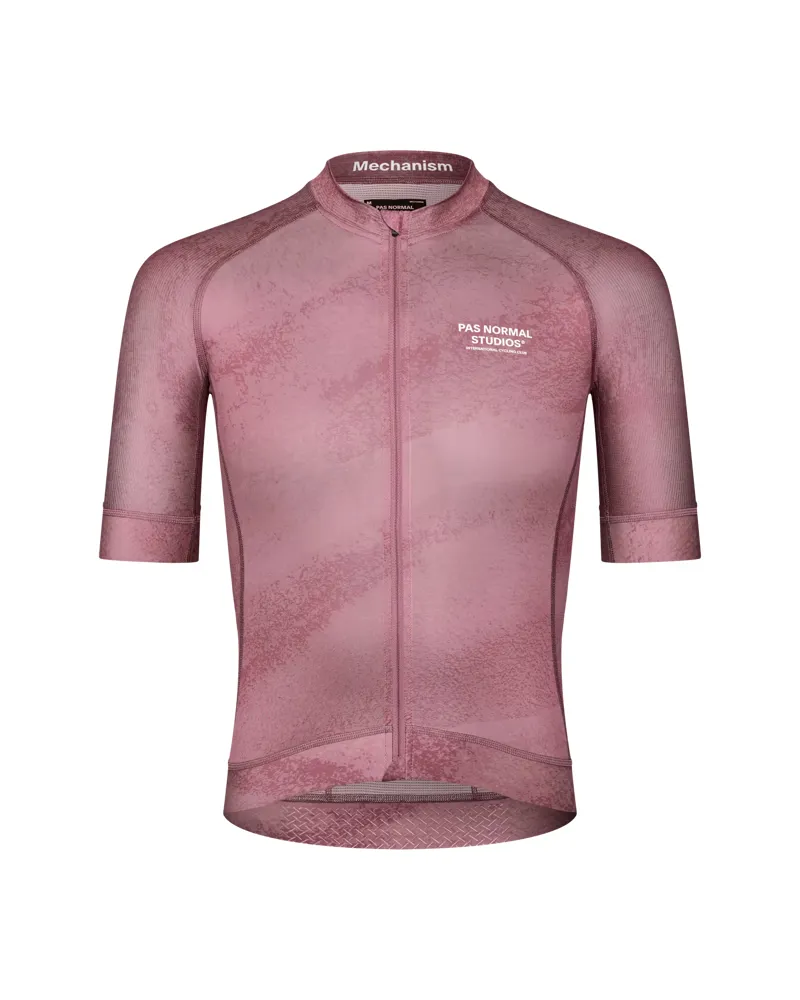 Pas Normal Studios Mechanism Jersey in AOP Dark Mauve