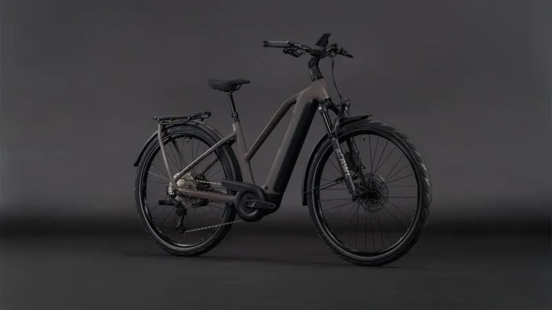 Cube Kathmandu Hybrid EXC T 800Wh Electric Hybrid Bike in Cedar and Chrome-6