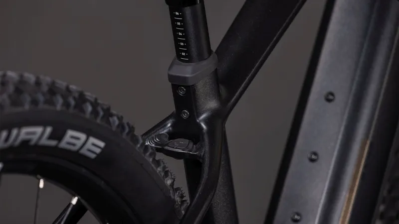 Cube Reaction Hybrid SLX 800Wh Electric Mountain Bike in Silverdust and Chrome-3