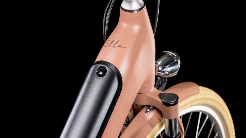 Cube Ella Hybrid EE 500Wh Electric Hybrid Bike in Oldplum and Pink-2