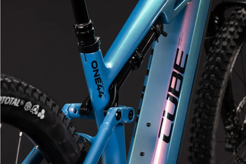 Cube Stereo Hybrid ONE44 HPC SLX 800Wh Electric Full Suspension Moutnain Bike in Dream and Black-4