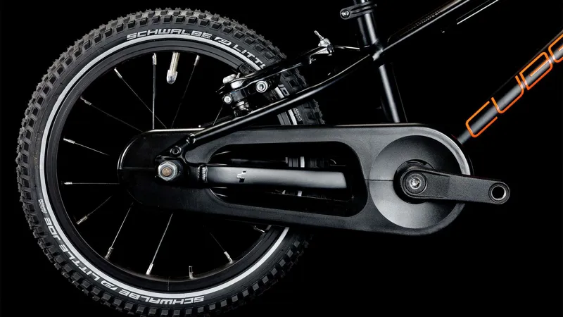 Cube Numove 140 14 Inch Kids Bike in Black and Orange-3