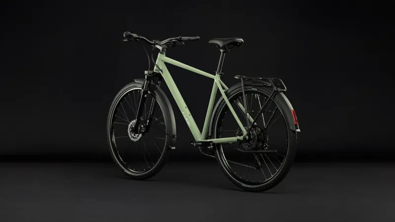 Cube Nature ONE FE Hyrbid Bike in Almondgreen and Green-9