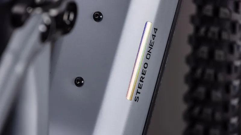 Cube Stereo Hybrid ONE44 HPC SLX EVO 800Wh Electric Full Suspension Mountain Bike in Slategrey and Black-6