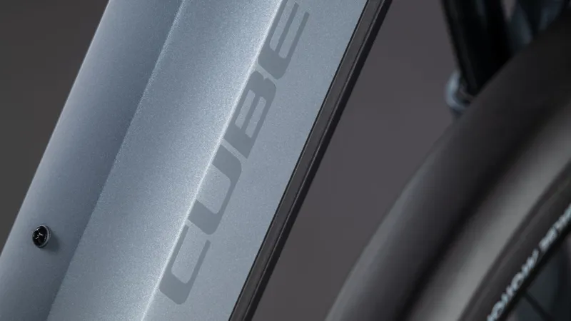 Cube Touring Hybrid Pro EE 800Wh Electric Hybrid Bike in Pearlgrey and Grey-5