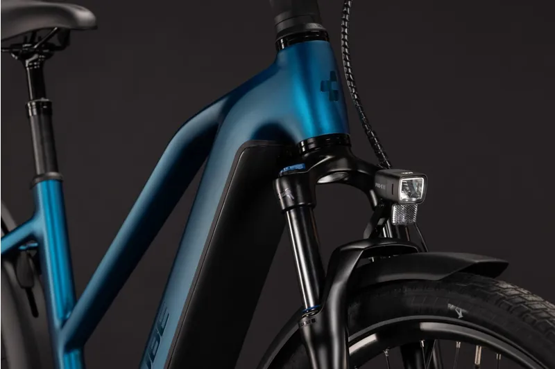 Cube Touring Hybrid Pro T 800Wh Electric Hybrid Bike in Electricblue and Prizm-3