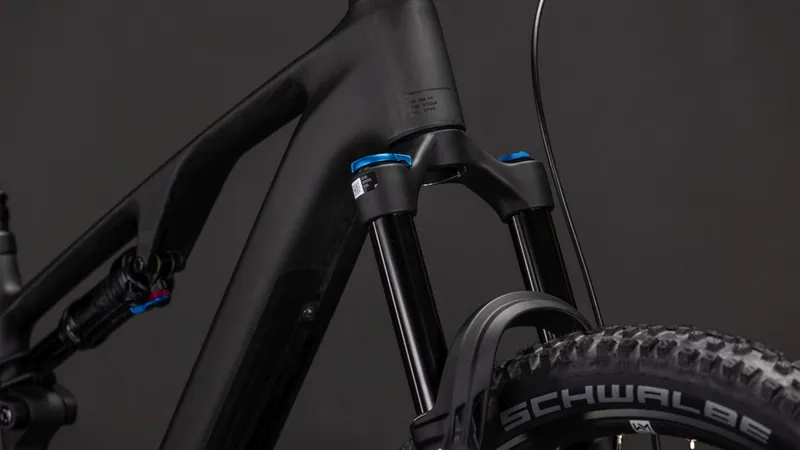 Cube AMS Hybrid ONE44 C:62 Pro 400Wh Electric Full Suspension Mountain Bike in Blackline-5