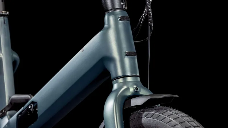 Cube Fold Hybrid 500Wh Electric Folding Bike in Sagebrushgreen and Prizm-1