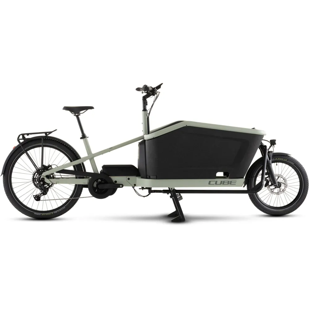 Team Cycles Cube Cargo Hybrid 800Wh Eelctric Cargo Bike in Pea and Reflex | Interest FREE Finance & Online Refund Policy.