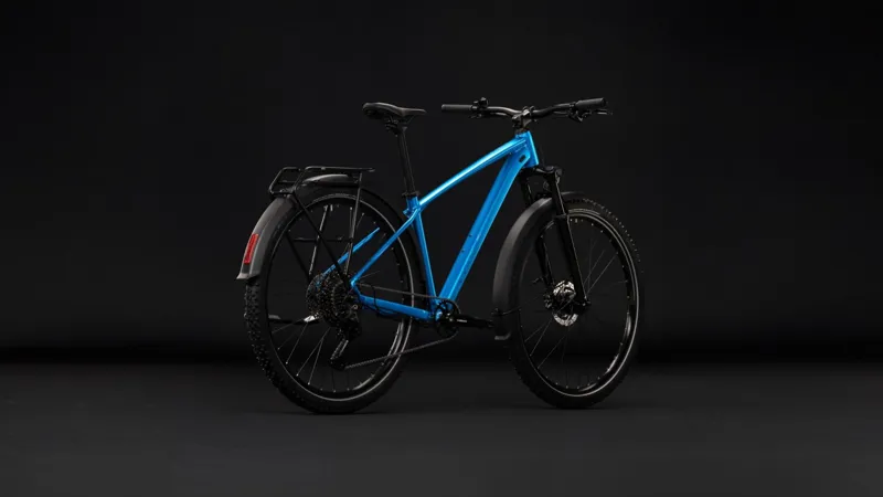 Cube Aim Pro FE Hardtail Mountain Bike in Topasblue and Blue-7