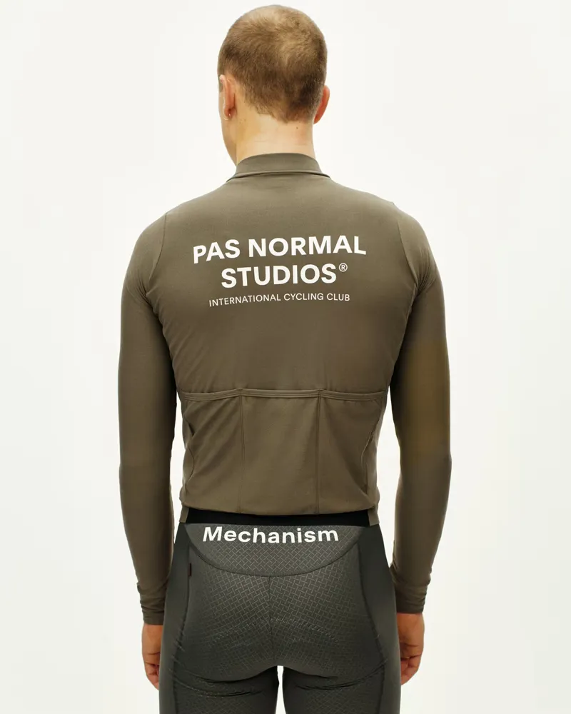 Pas Normal Studios Mechanism Long Sleeve Jersey in Mud-3