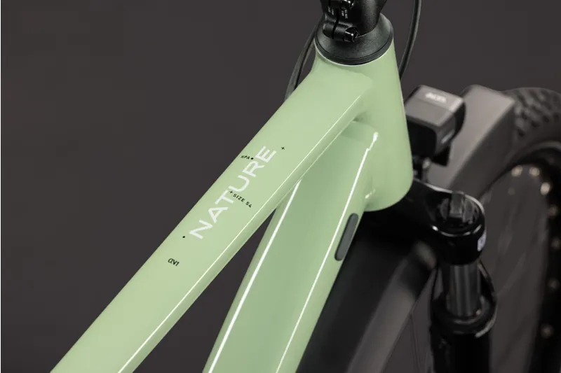 Cube Nature ONE FE Hyrbid Bike in Almondgreen and Green-2