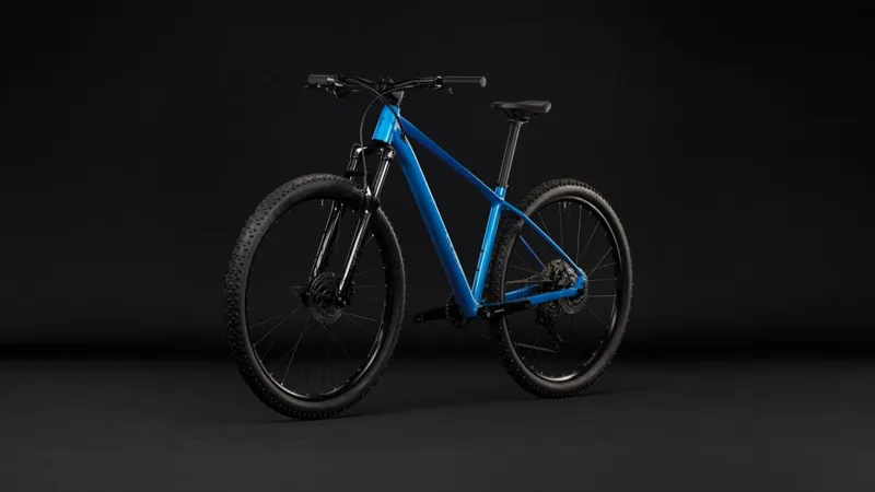 Cube Aim Pro Mountain Bike in Topasblue and Blue-8