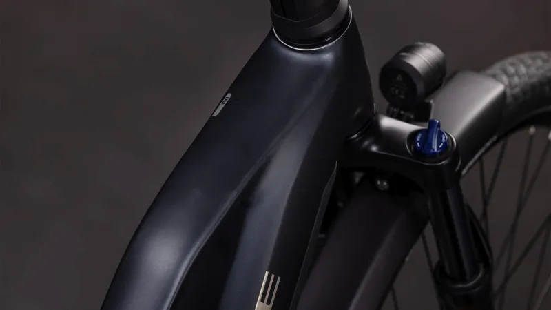 Cube Touring Hybrid One T 600Wh Electric Hybrid Bike in Coal and Chrome-5