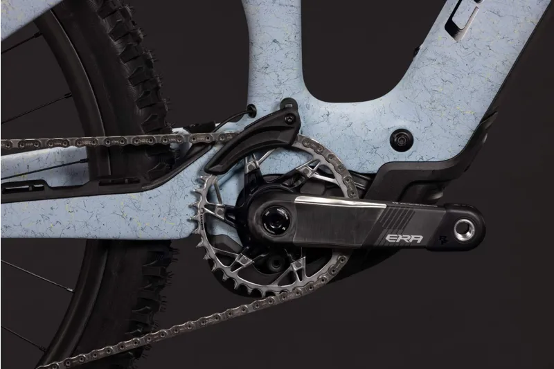 Cube AMS Hybrid 177 C:62 Super TM 600Wh Electric Full Suspension Mountain Bike in Artichoke and Lime-4