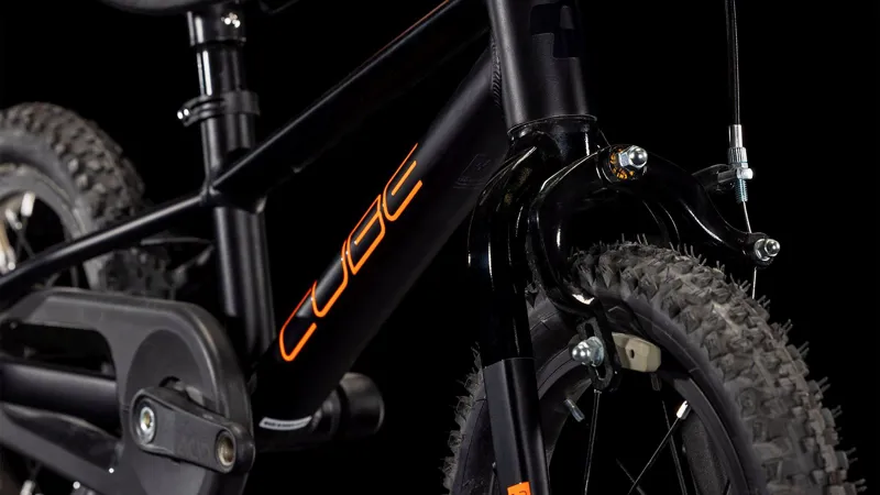 Cube Numove 120 RT 12 Inch Kids Bike in Black and Orange-4