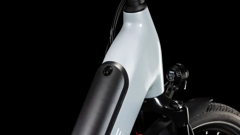 Cube Supreme Hybrid Deluxe SLX EE 625Wh Electric Hybrid Bike in Polargrey and White-4