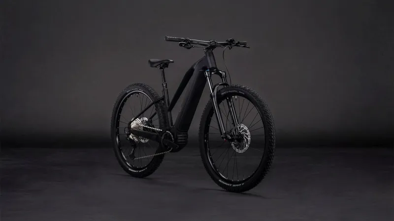 Cube Reaction Hybrid Pro T 800Wh Electric Mountain Bike in Blackline-6