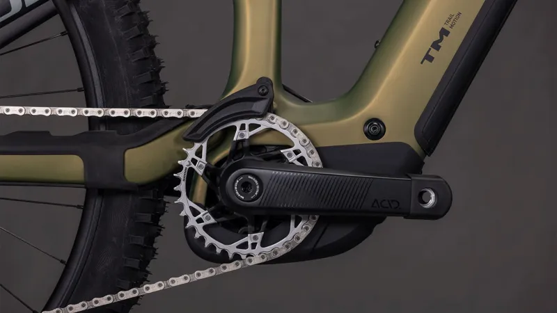 Cube Stereo Hybrid ONE44 HPC TM 800Wh Electric Full Suspension Mountain Bike in Reedgreen and Matrix-4