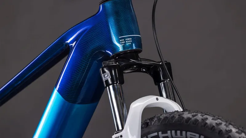 Cube Acid 240 Hybrid Rookie Pro 400Wh Kids Electric Mountain Bike in Actionteam-4