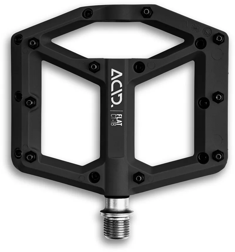 Acid C1-IB Flat Mountain Bike Pedals in Black