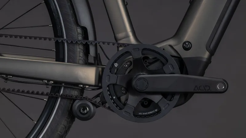 Cube Touring Hybrid Comfort SLX 800Wh Electric Hybrid Bike in Charcoal and Chrome-4