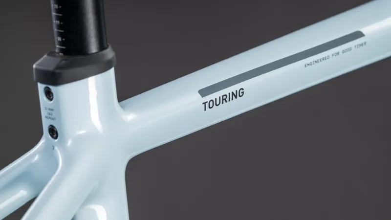 Cube Touring Hybrid One 600Wh Electric Hybrid Bike in Glacier and Reflex-5