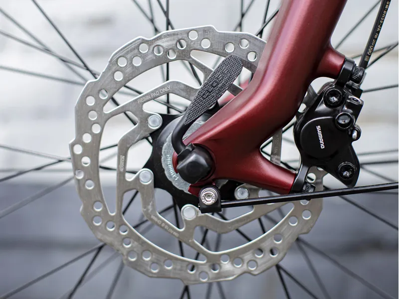 2021 Trek Verve+ 4 Lowstep 250wh Hybrid eBike in Red-5