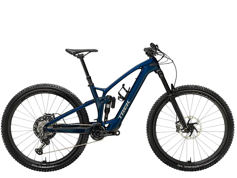TREK Fuel EXe 9.9 XTR 360Wh Full Suspension Electric Mountain Bike in Mulsanne Blue