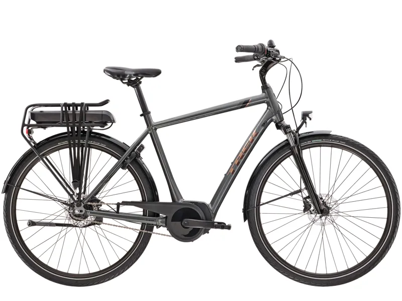 TREK District+ 1 Electric Hybrid Bike in Lithium Grey NO CODE FOUND
