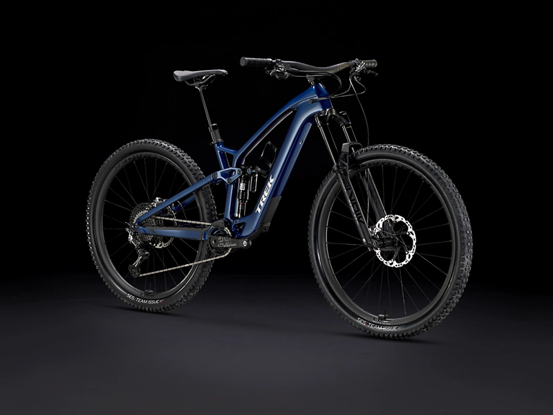 TREK Fuel EXe 9.9 XTR 360Wh Full Suspension Electric Mountain Bike in Mulsanne Blue-1