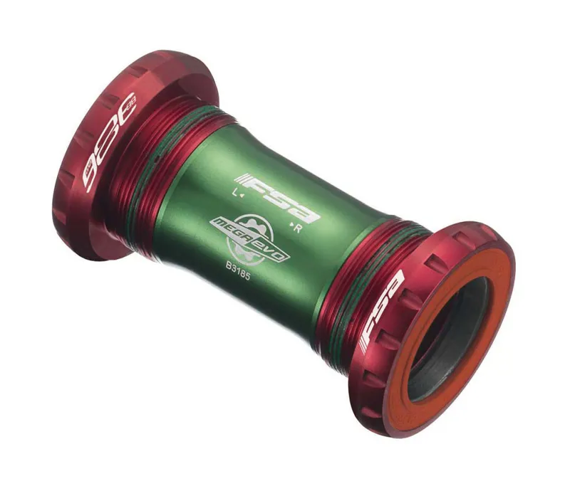 FSA MegaEvo Road Ceramic Bottom Bracket in Red