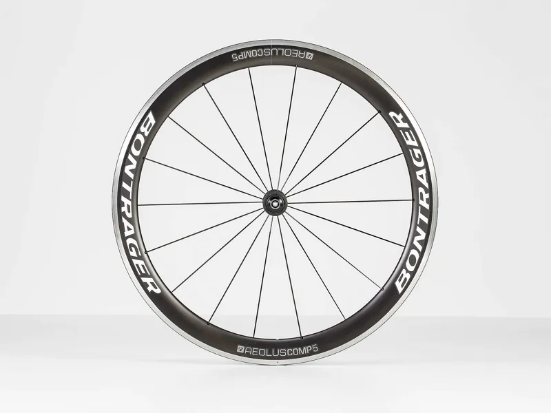 Bontrager Aeolus Comp 5 TLR Carbon Road Wheel in Grey and White