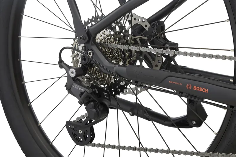 Whyte Bikes E-506 SUV Electric Mountain Bike in Matt Black Blue and  Burnt Orange-2