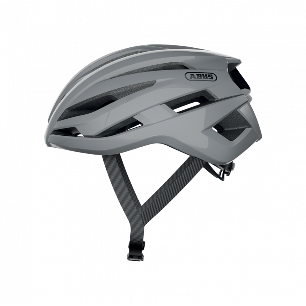 Team Cycles Abus Stormchaser Road Cyclign Helmet in Grey | Interest FREE Finance & Online Refund Policy.