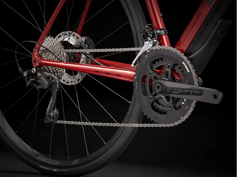 2022 TREK Domane + ALR Road Bike Crimson Red and Trek Black