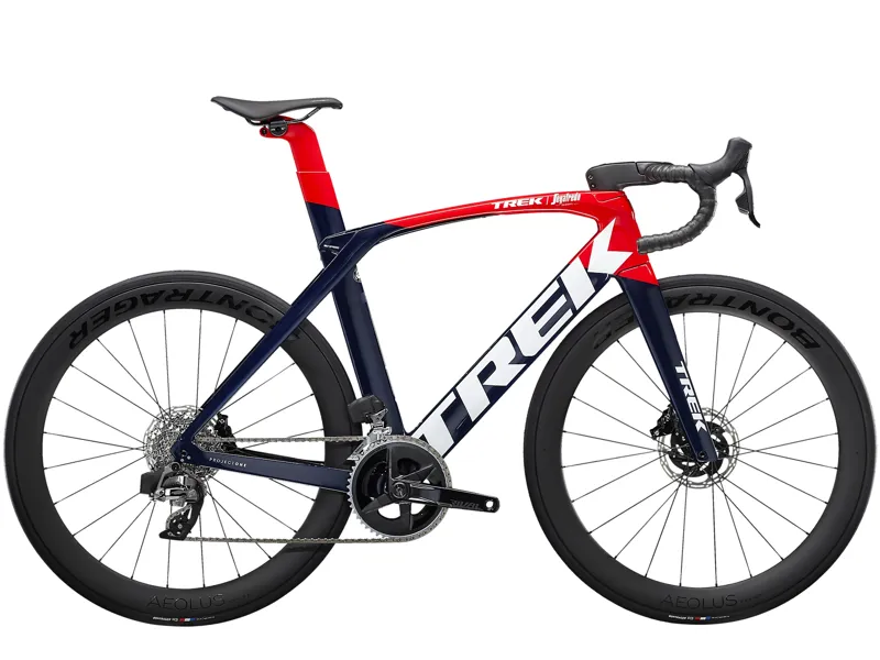 2022 Madone SLR 6 Etap Road Bike Navy Carbon Smoke and Viper Red