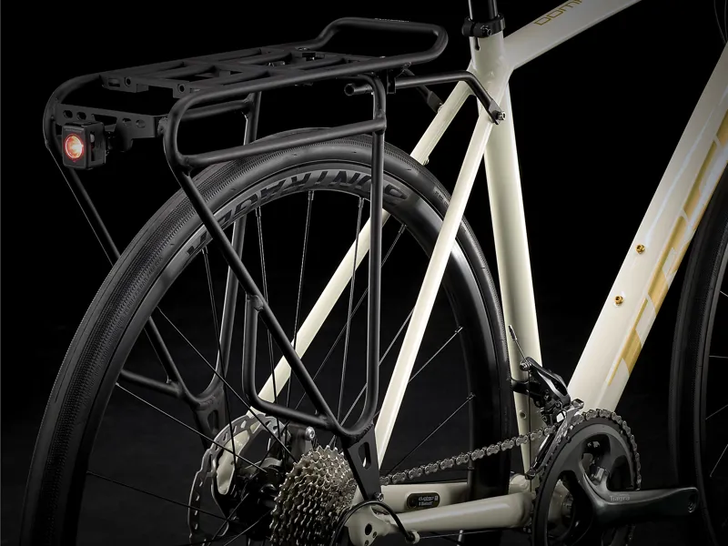 TREK Domane AL 4 Disc Road Bike in Era White and Carbon Smoke-2