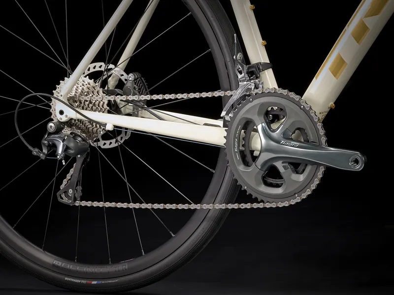 TREK Domane AL 4 Disc Road Bike in Era White and Carbon Smoke-7